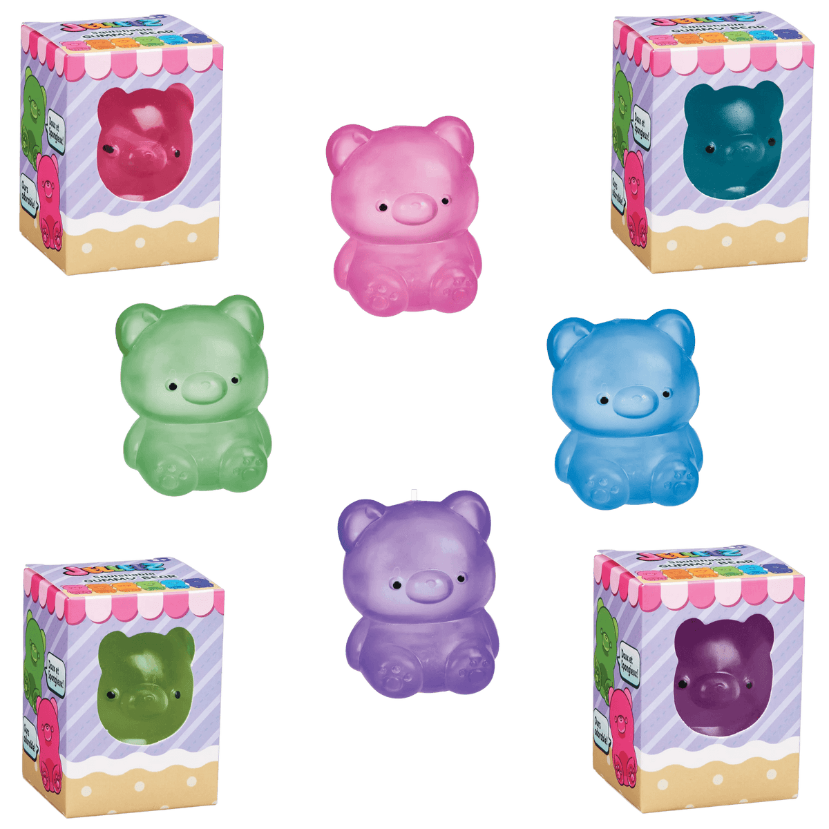 Gummy Teddy Bear Stress Toys - Toys - 12 Pieces